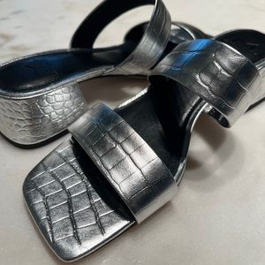 Silver Marc Fisher Heel